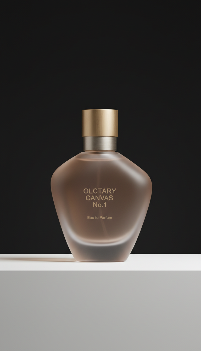Eau de parfum with abstract accords